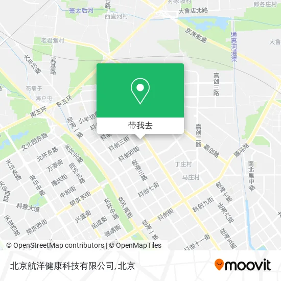 北京航洋健康科技有限公司地图
