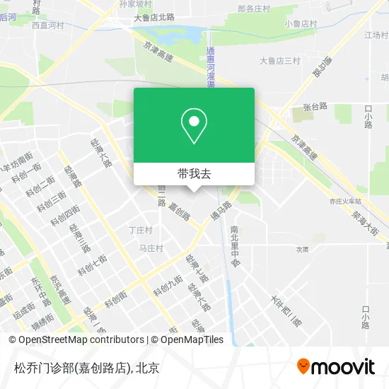 松乔门诊部(嘉创路店)地图