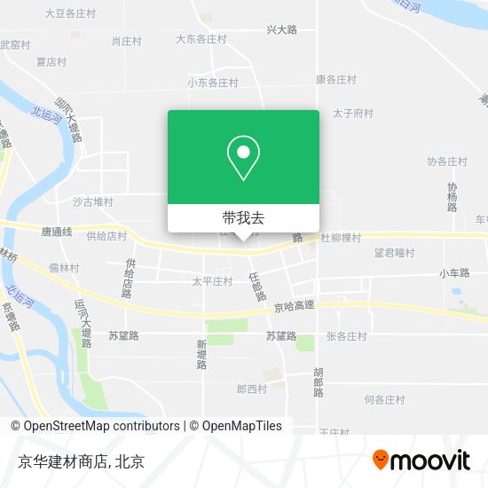 京华建材商店地图