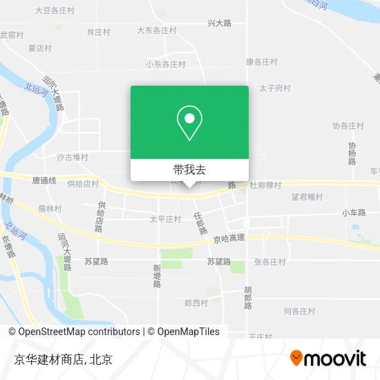 京华建材商店地图