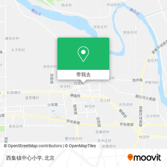 西集镇中心小学地图