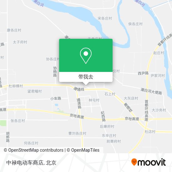 中禄电动车商店地图