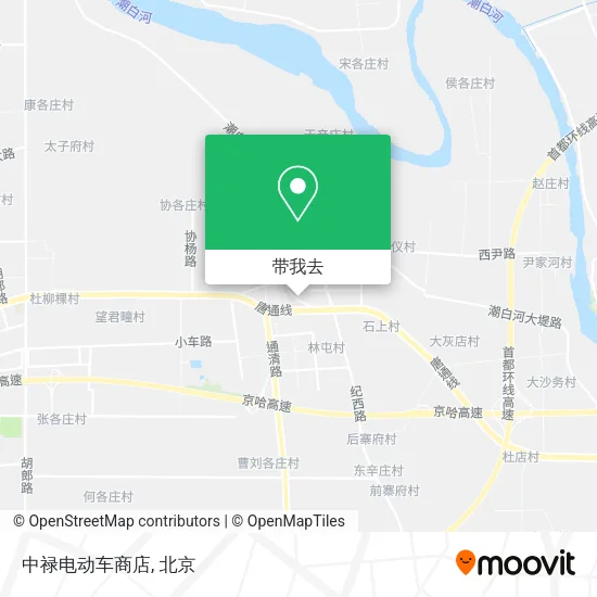 中禄电动车商店地图
