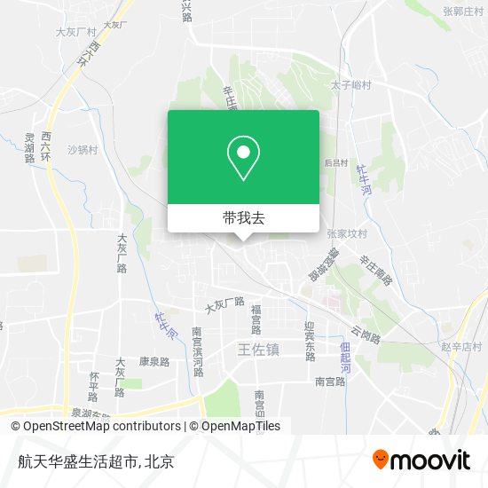 航天华盛生活超市地图