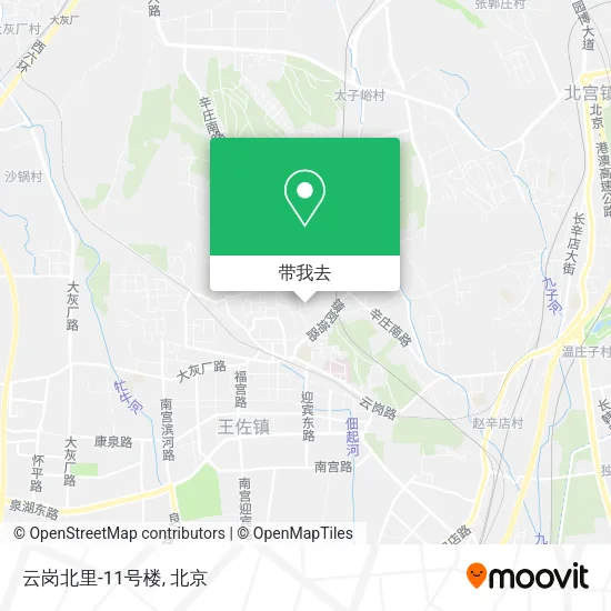 云岗北里-11号楼地图