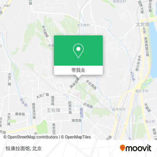 恒康拉面馆地图