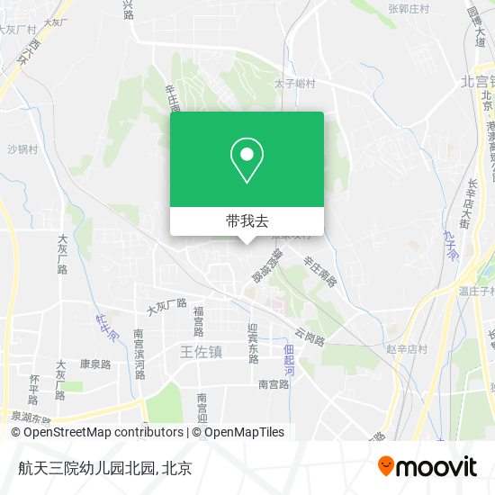 航天三院幼儿园北园地图