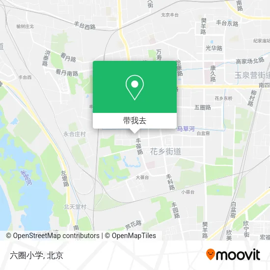 六圈小学地图