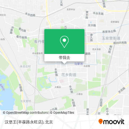 汉堡王(丰葆路永旺店)地图