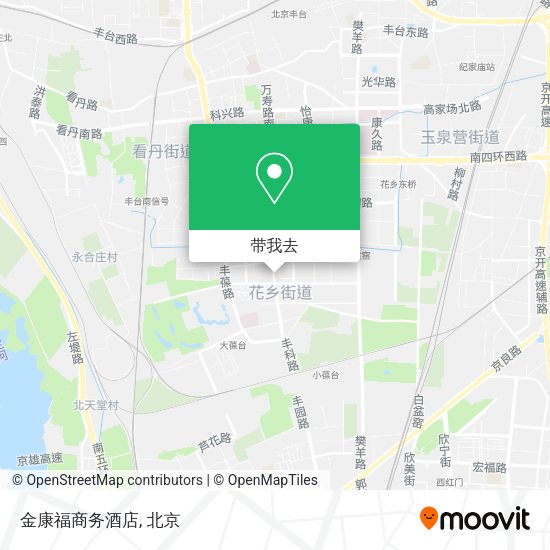 金康福商务酒店地图