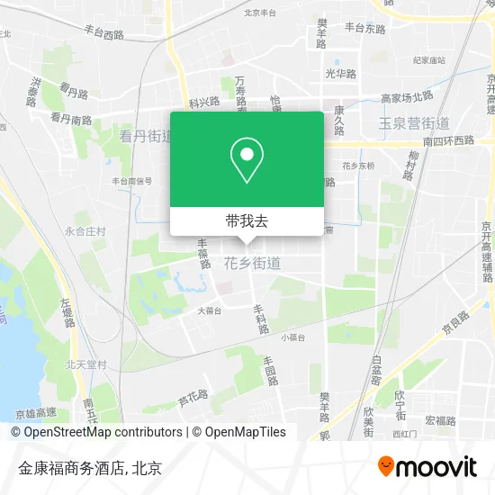 金康福商务酒店地图