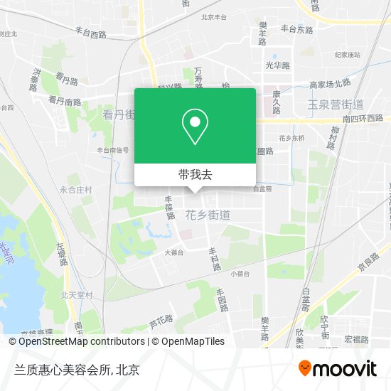 兰质惠心美容会所地图