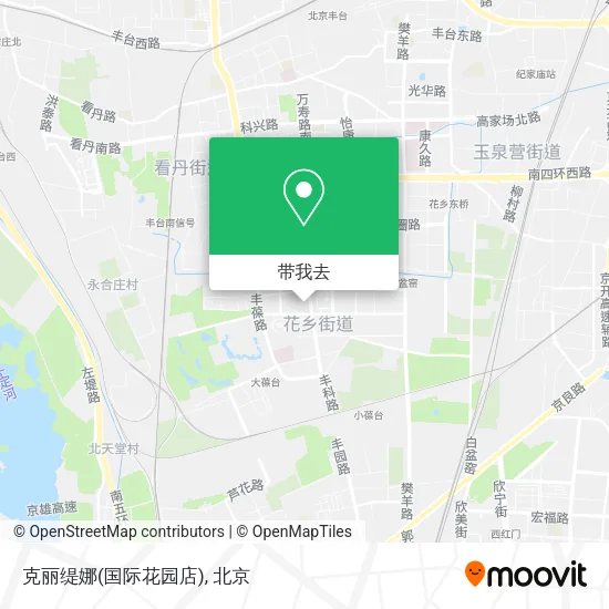 克丽缇娜(国际花园店)地图