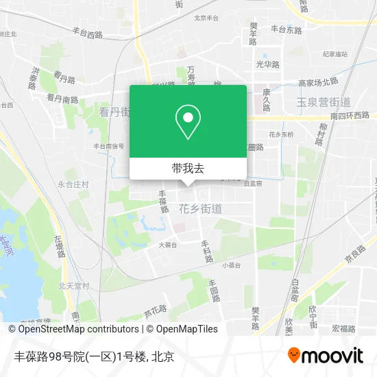 丰葆路98号院(一区)1号楼地图