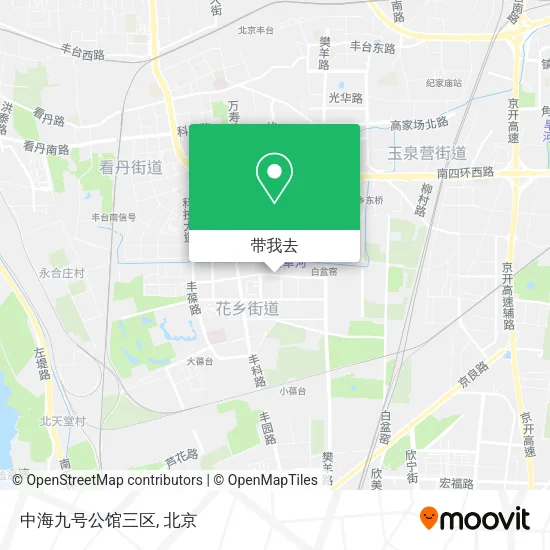 中海九号公馆三区地图