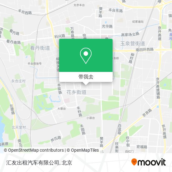 汇友出租汽车有限公司地图