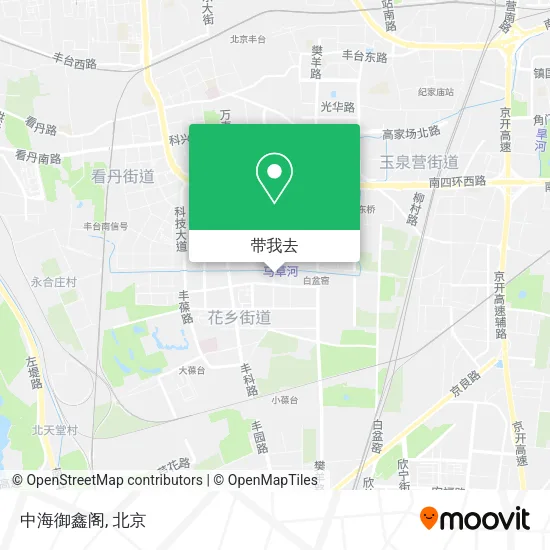 中海御鑫阁地图