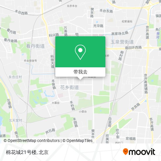 棉花城21号楼地图