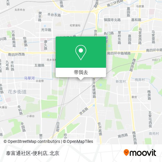 泰富通社区-便利店地图