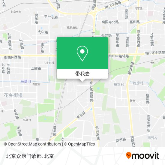 北京众康门诊部地图