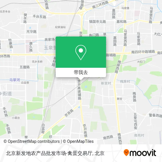 北京新发地农产品批发市场-禽蛋交易厅地图