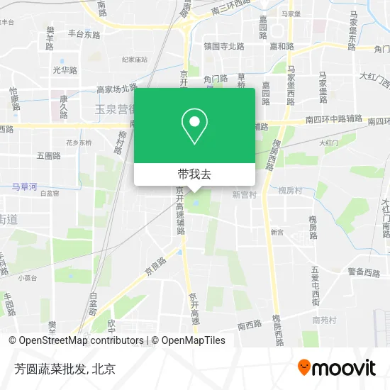 芳圆蔬菜批发地图