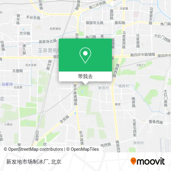 新发地市场制冰厂地图