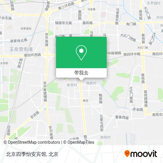北京四季怡安宾馆地图