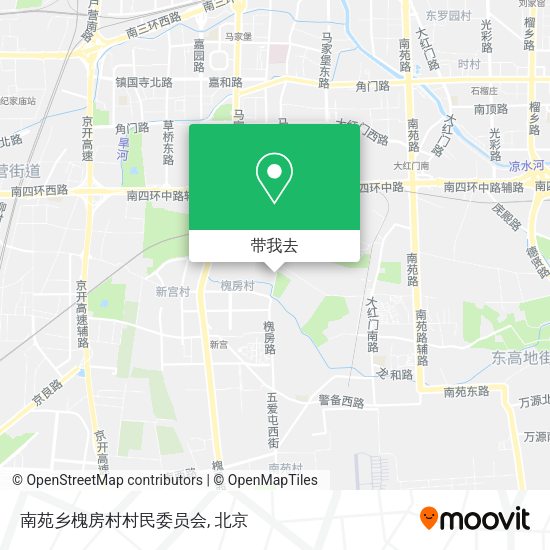 南苑乡槐房村村民委员会地图