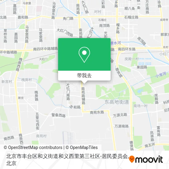 北京市丰台区和义街道和义西里第三社区-居民委员会地图