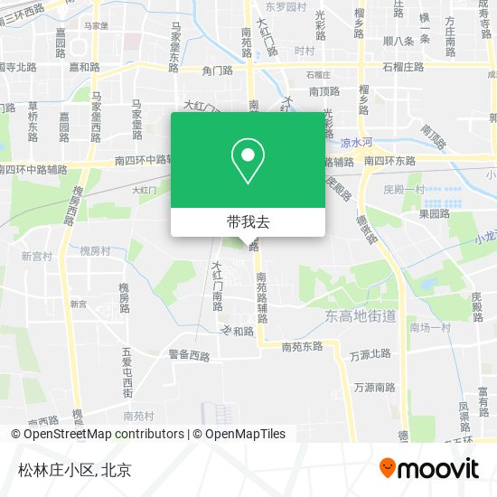 松林庄小区地图