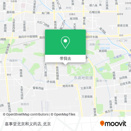 嘉事堂北京和义药店地图