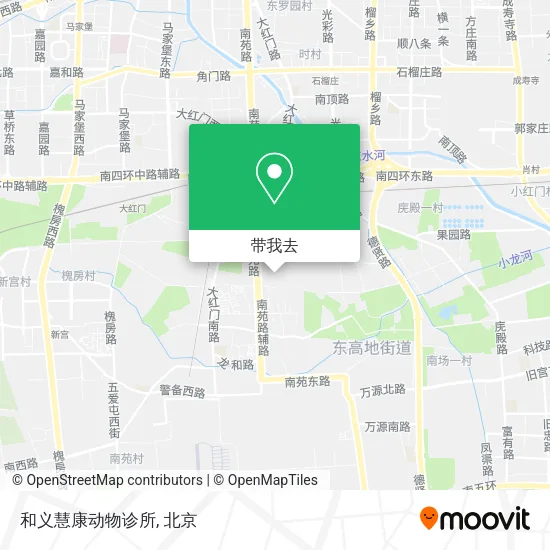 和义慧康动物诊所地图
