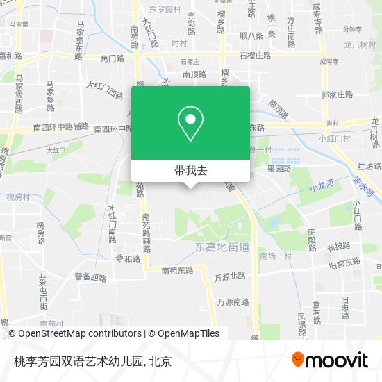 桃李芳园双语艺术幼儿园地图