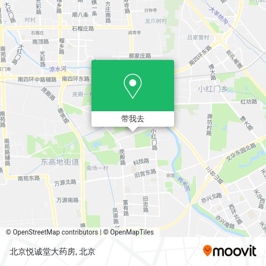 北京悦诚堂大药房地图