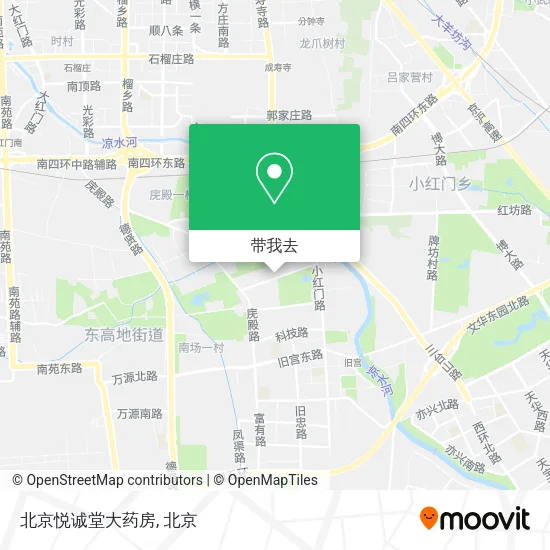北京悦诚堂大药房地图