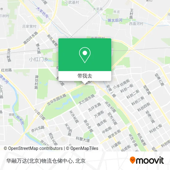 华融万达(北京)物流仓储中心地图