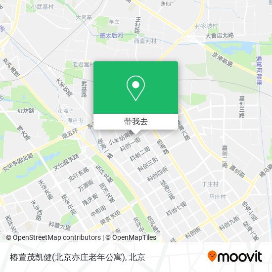 椿萱茂凯健(北京亦庄老年公寓)地图