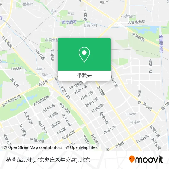 椿萱茂凯健(北京亦庄老年公寓)地图