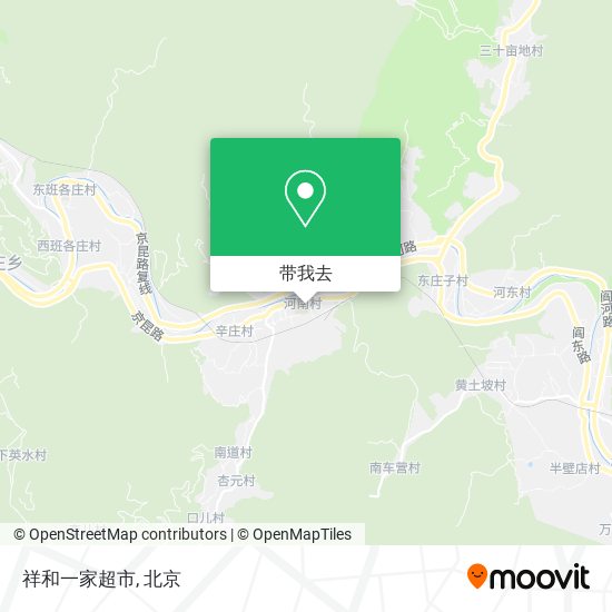 祥和一家超市地图