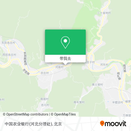 中国农业银行(河北分理处)地图