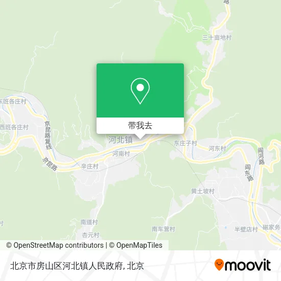 北京市房山区河北镇人民政府地图