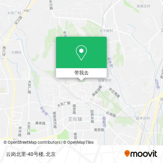 云岗北里-40号楼地图