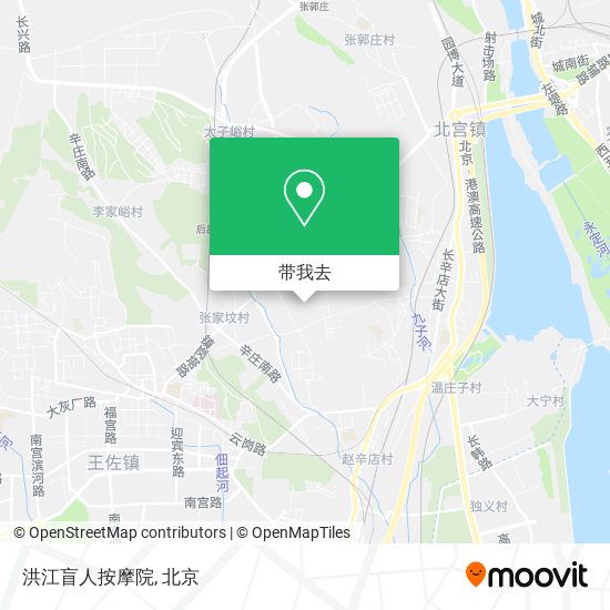 洪江盲人按摩院地图