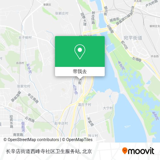 长辛店街道西峰寺社区卫生服务站地图