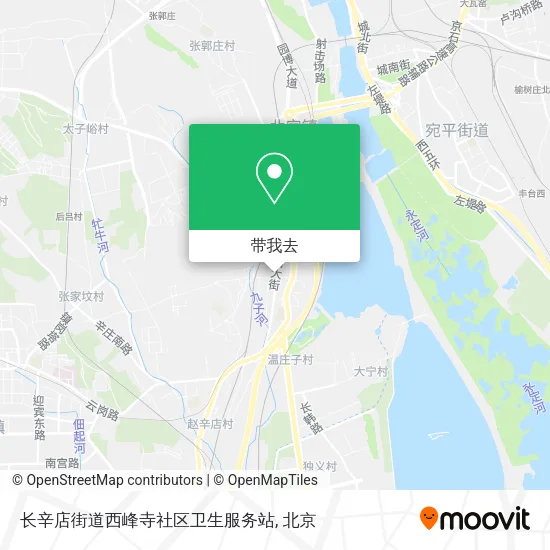 长辛店街道西峰寺社区卫生服务站地图