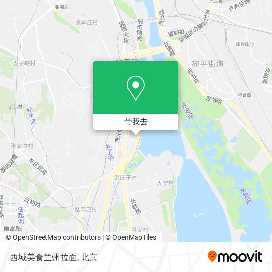 西域美食兰州拉面地图
