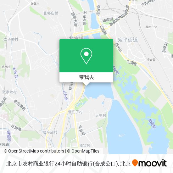 北京市农村商业银行24小时自助银行(合成公口)地图
