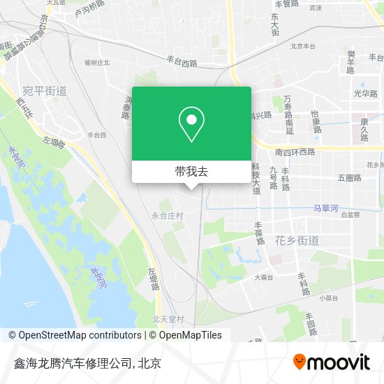 鑫海龙腾汽车修理公司地图