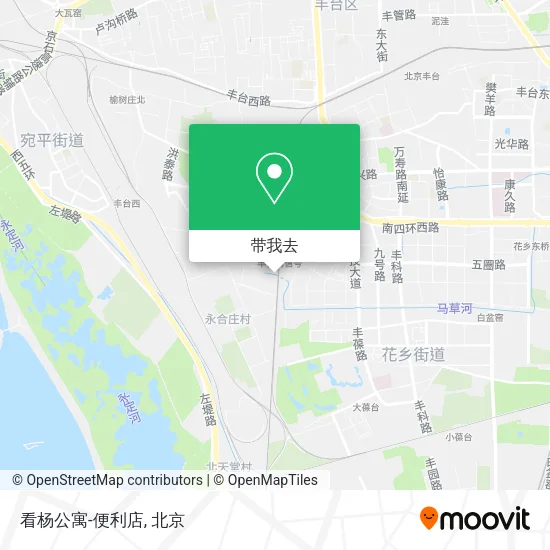 看杨公寓-便利店地图